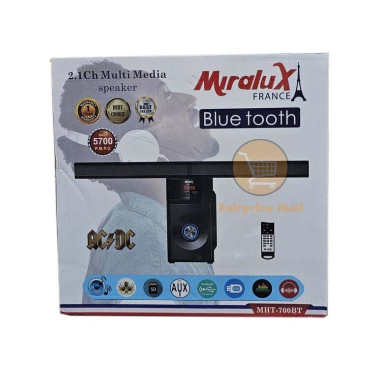 Miralux 2.1ch Multimedia Sound Bar Speaker MHT-700BT