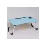 Computer Laptop Desk, Foldable Multi-Function Bed Desk, Laptop Table - Blue