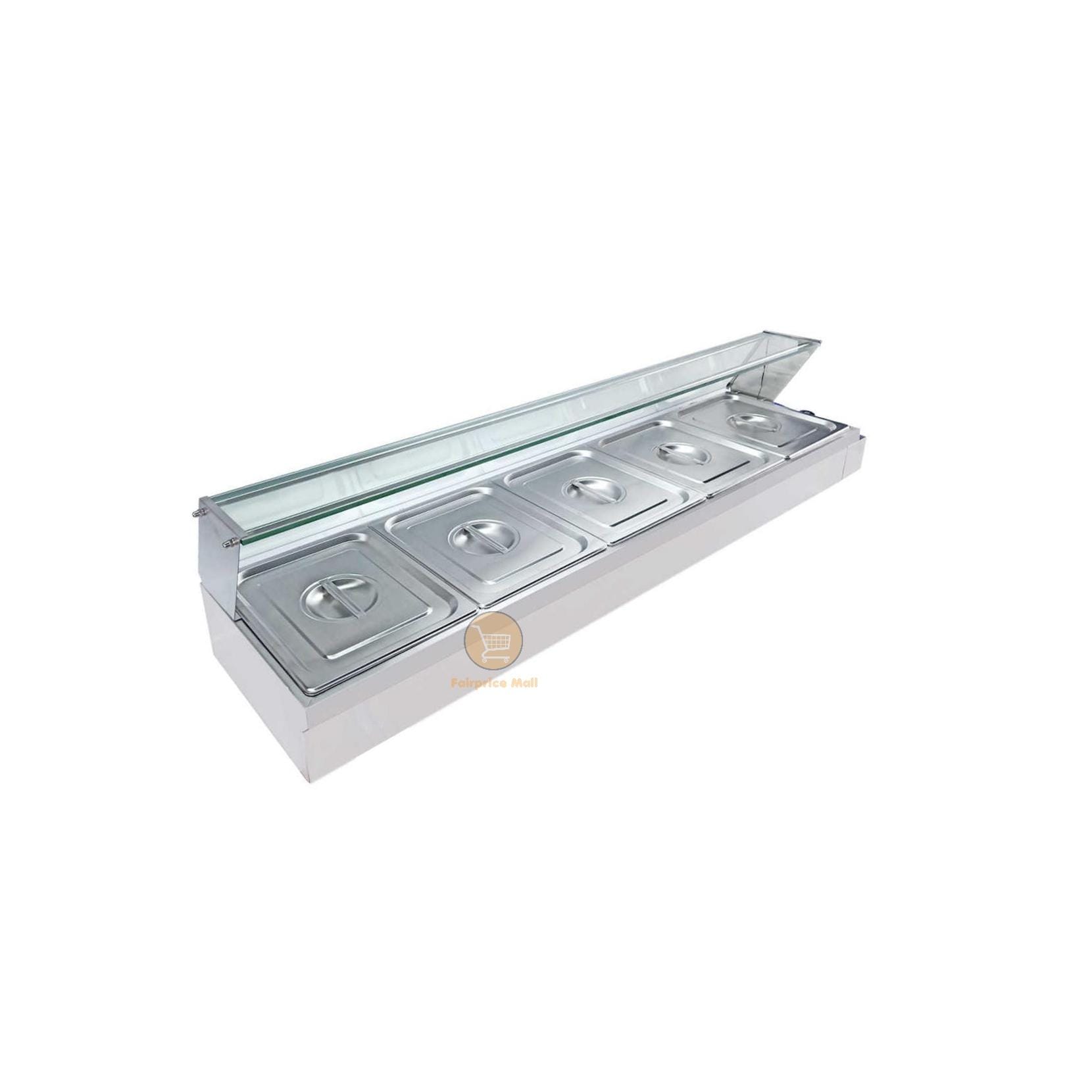 Electric Bain Marie 5 Pan Electric Bain Marie Food Warmer - 5 Parts