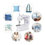 Portable Mini Sewing Machine SM-202A with LED Light & Foot Pedal