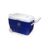 Princeware 50L Ice Cool Box With Wheels & Handle White & Blue