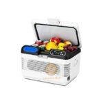 15L Portable Refrigerator,Car Fridge Cooler,Hot and Cold Function Small Mini Fridge for Car, Truck