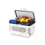 15L Portable Refrigerator,Car Fridge Cooler,Hot and Cold Function Small Mini Fridge for Car, Truck
