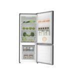 Chiq 200Litres Defrost Bottom Freezer Fridge  - Black