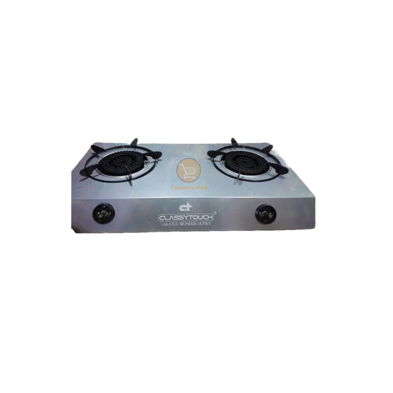 Classy Touch Heavy Duty Double Burner Gas Stove - Stainless steel