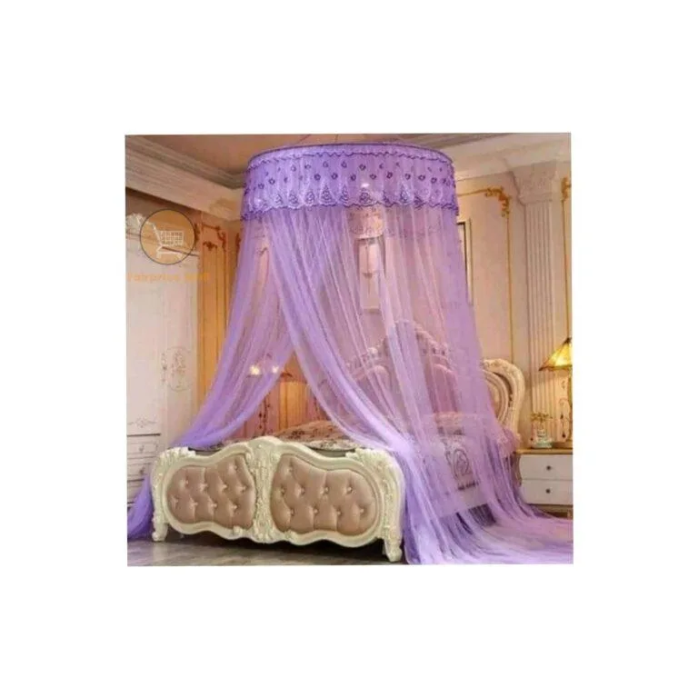 Round Hanging Mosquito Net - Pink