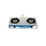Sonashi Double Burner Gas Stove - Stainless Steel