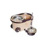Spin Mop with Wheels, Mop with Bucket and Plastic Auto Fold Handle for 360 Degree Floor Cleaning Mop, poach for Floor Cleaning