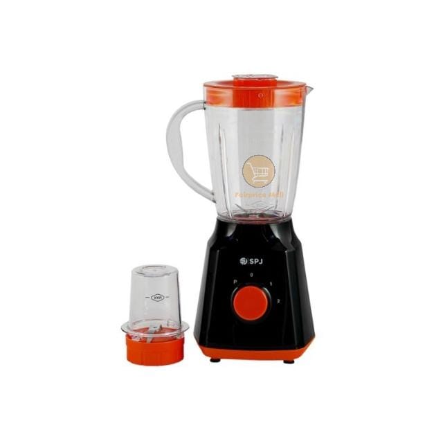 SPJ Blender 2-in-1 With Grinder BDBLV-15L08 - Orange & Black