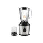 SPJ Professional Blender 2-In-1 Glass Jar 1.5L BLINU-15L06 – Silver & Black