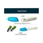 Engraving Pen for Glass, Wood & Metal – 1pc with 2 Tips | Battery-Powered Engraving Pen