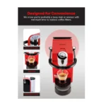 Geepas GCM41509 Capsule Coffee Maker 0.65L