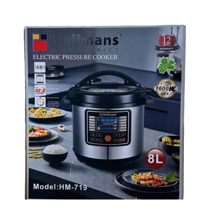 Hoffmans 8L Electric Multifunction Pressure Cooker HM-719