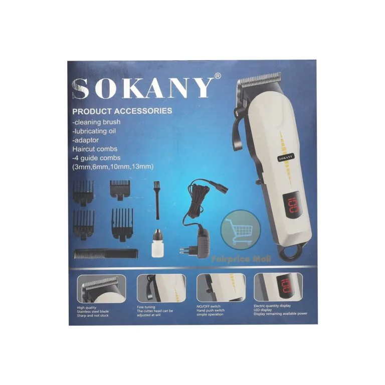 Sokany Rechargeable Hair Clipper Sk-9909