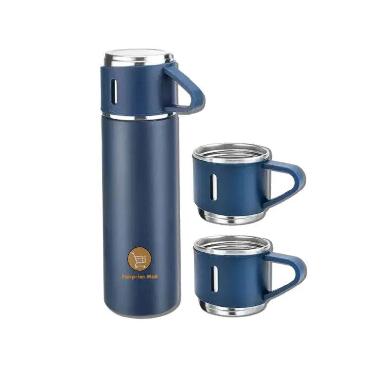 500ML Vacuum Flask Set - Blue