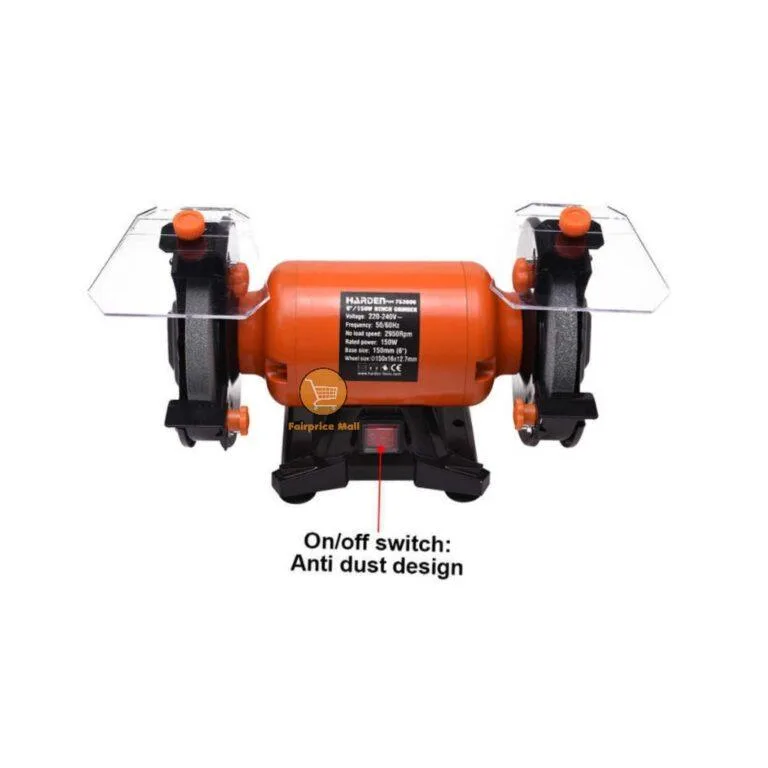 Harden 6 inch Electric Bench Grinder - 150W