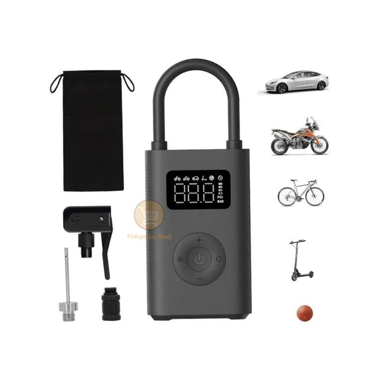 Xiaomi Portable Electric Air Compressor 2, 150 PSI Tire Inflator with Digital Pressure Detection