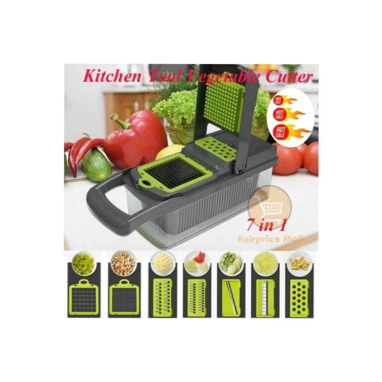 7 in 1 Multifunction Vegetable Cutter Food Slicer Dicer