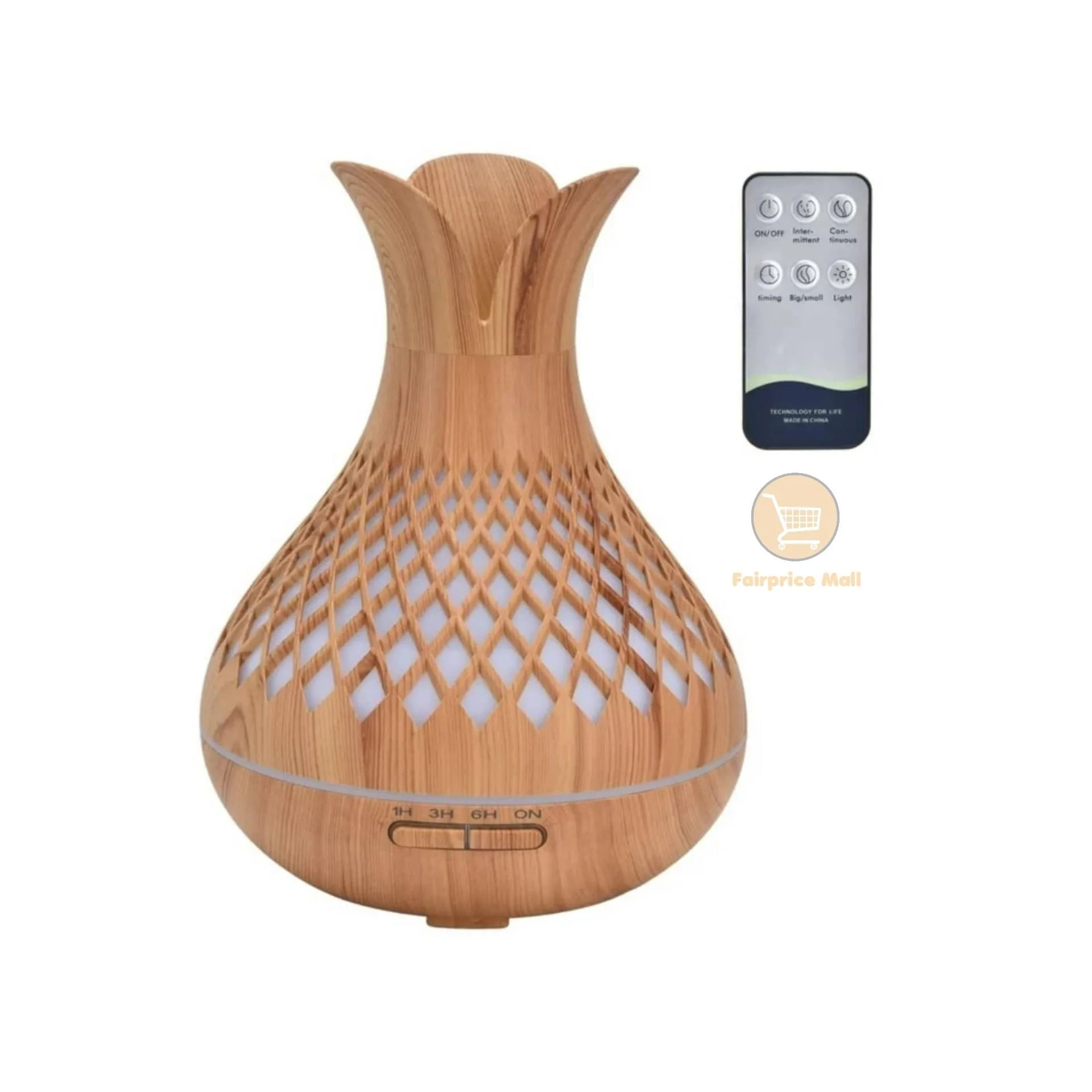 Night Light Humidifier, Auto Shut Off 7 Lights Remote Control Aromatherapy Humidifier