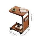 2 Tier C Shaped Side Table , Laptop Table , Bed Side Table