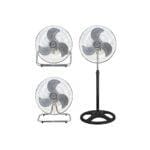 Crown 18 Inch 3 In 1 Stand, Wall, Table Fan