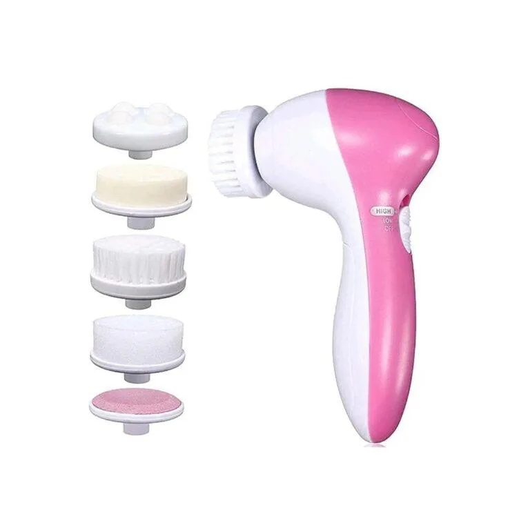 5 In 1 Facial Brush Deep Clean Face Massager | Beauty Care Massager