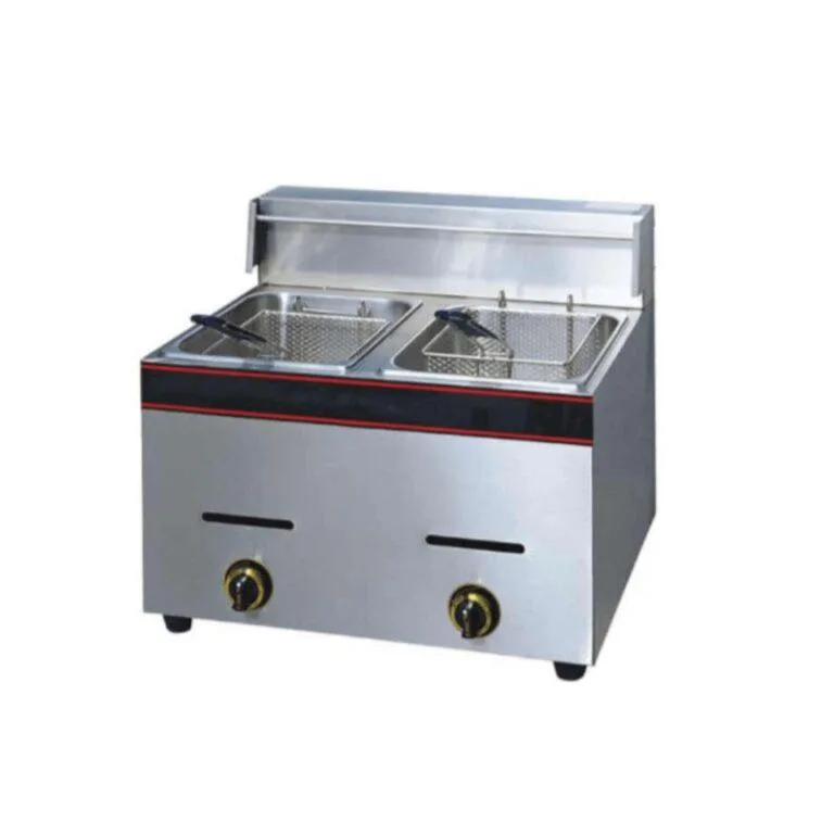 Double Gas Deep Fryer 12Litres