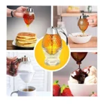 Honey Dispenser - Beautiful Honeycomb Shaped Pot Dispenser