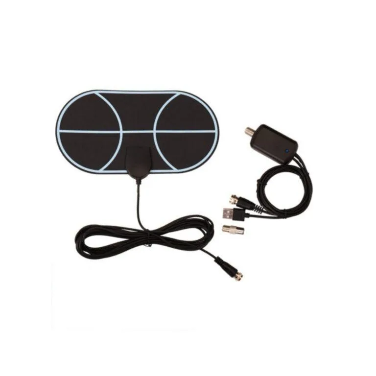4K Indoor Digital TV Antenna with Signal Booster 50 Miles Range
