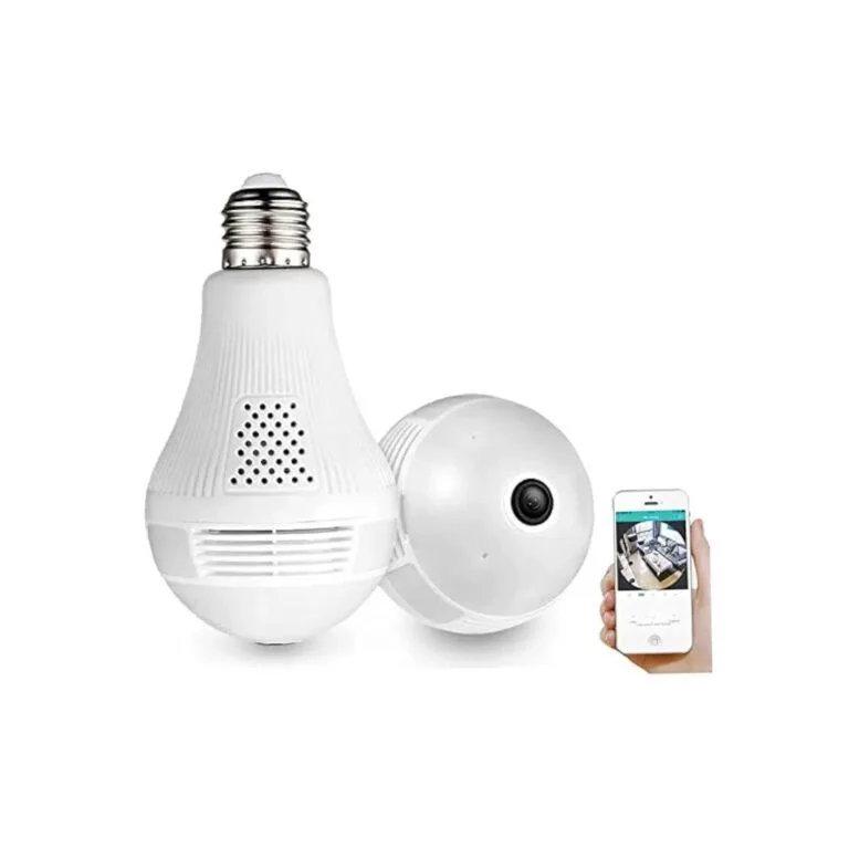 Fish Eye IP Light Bulb Camera