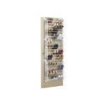 Metal Over The Door 36 Pairs Shoe Rack – White