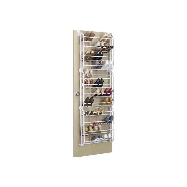 Metal Over The Door 36 Pairs Shoe Rack – White Fairprice Mall