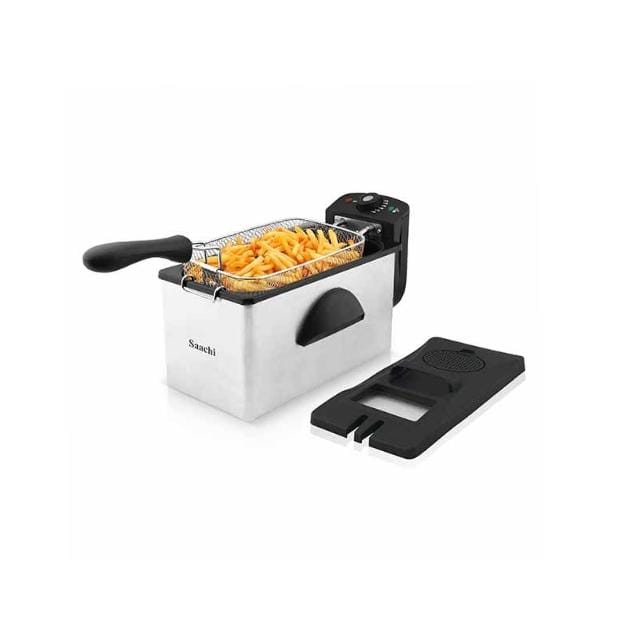 Saachi 3L Electric Deep Fryer 2000w NL-DF-4751 – Silver, Black