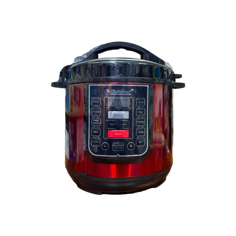 Simbaland SL-PC2200W 7L Electric Pressure Cooker – 14-in-1 Multi-Function, 1000W, Red