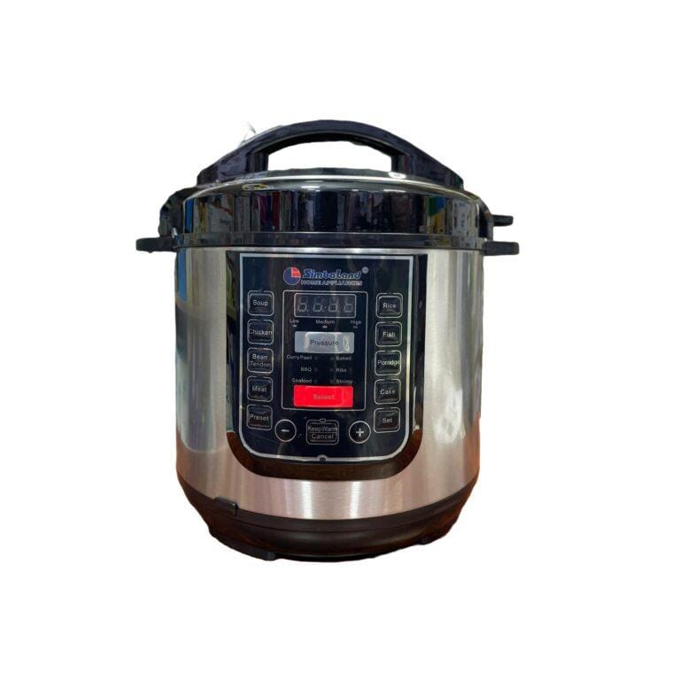 Simbaland SL-PC2200W 7L Electric Pressure Cooker – 14-in-1 Multi-Function, 1000W, Silver