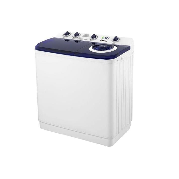 SPJ 12kg Twin Tub Washing Machine (Wash & Air Dry) – White