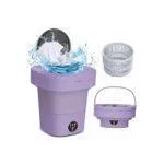 Portable Foldable Mini Washing Machine, Mini Washer 10L Large Capacity Foldable Washer