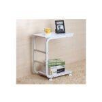 C-Shaped 2 Tier Side Table, Laptop Table
