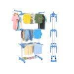 4-Tier Foldable Cloth Drying Rack Organizer