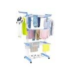Heavy Duty 4-Tier Foldable Cloth Drying Stand Rack