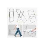 Transparent Acrylic Folding Chair