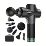 MDHL Professional Relaxation Massage Gun – 30 Speed Levels, 2400mAh Battery, High-Frequency Percussion Massager with 6 Massage Heads