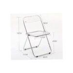 Transparent Acrylic Folding Chair