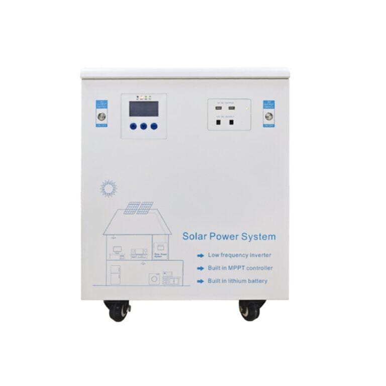 LC Star 6000W–10kW Lithium-Ion Solar Power Station Generator with 6pcs 580W 48V Dual-Sided Solar Panels