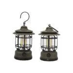 Rechargeable Portable Camping Lantern | Retro Camping Lamp | Waterproof Hanging Lamp 1pc
