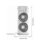 Double Ended Spray Fan Rechargeable with Remote Control