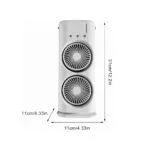 Double Ended Spray Fan Rechargeable with Remote Control