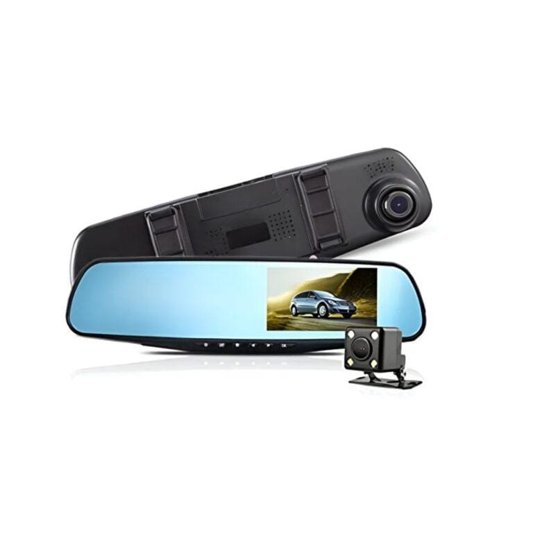 Full HD 1080P Dual Mirror Dash Camera With 4.5″ TFT LCD Crystal-Clear Recording Vehicle Blackbox DVR