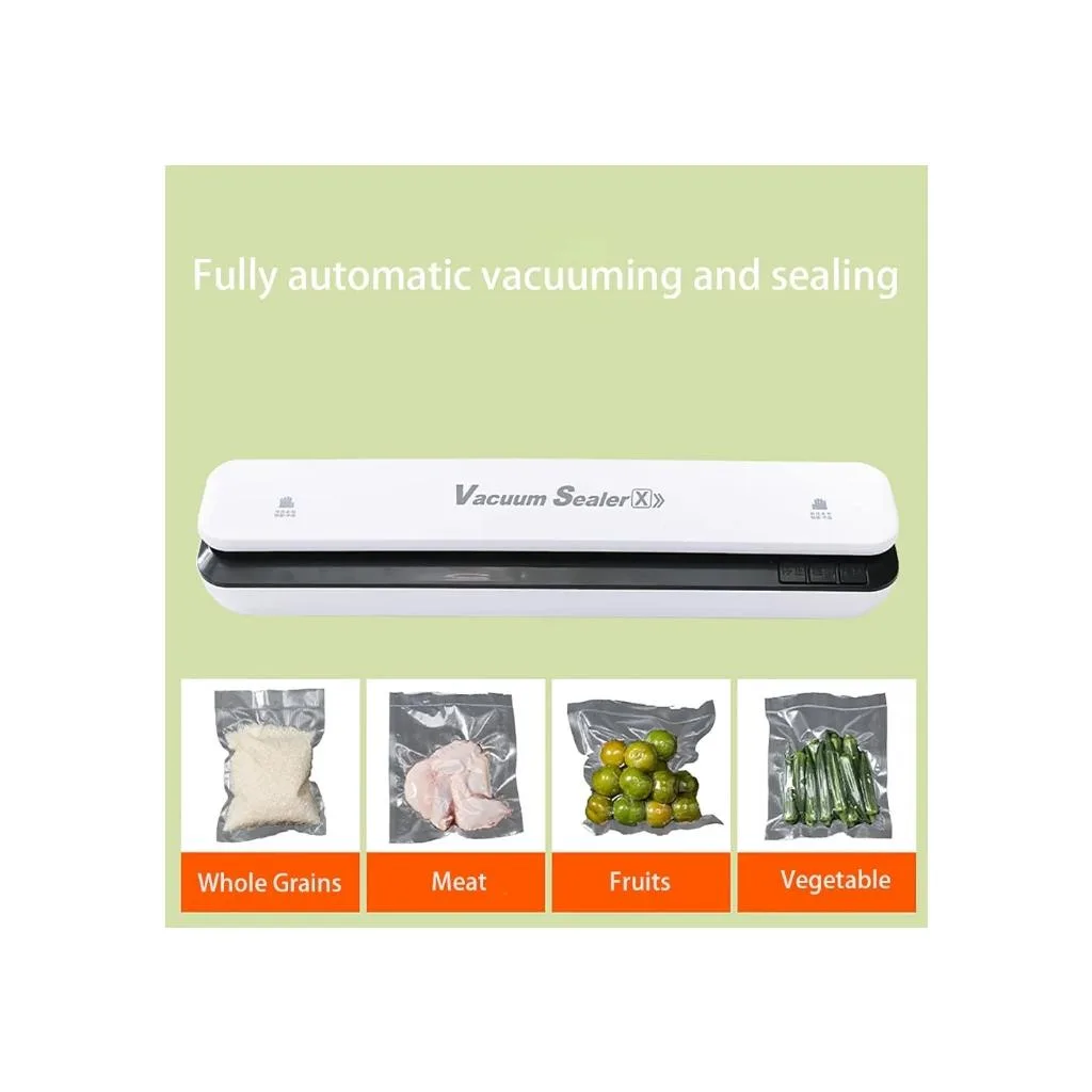 Automatic Electric Vacuum Sealer - White