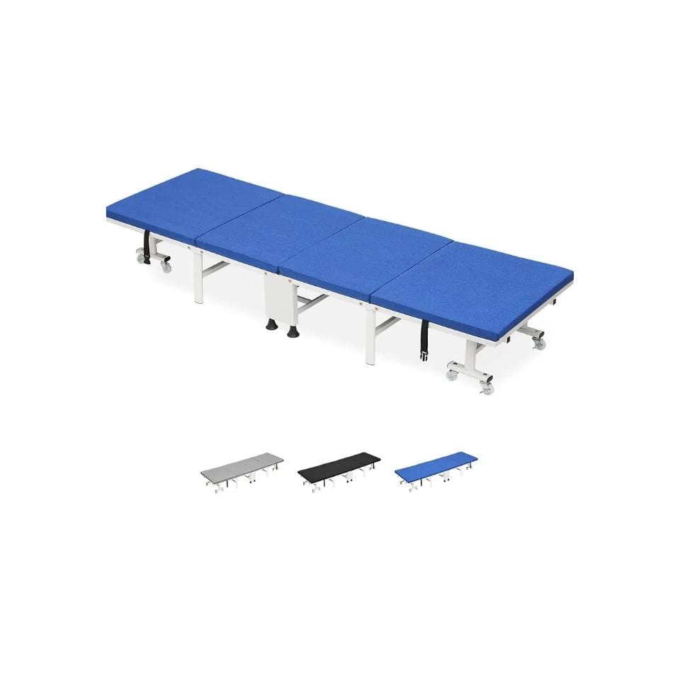 Foldable nap bed 4-fold Folding Sponge Bed 90cm x 60cm X 30cm